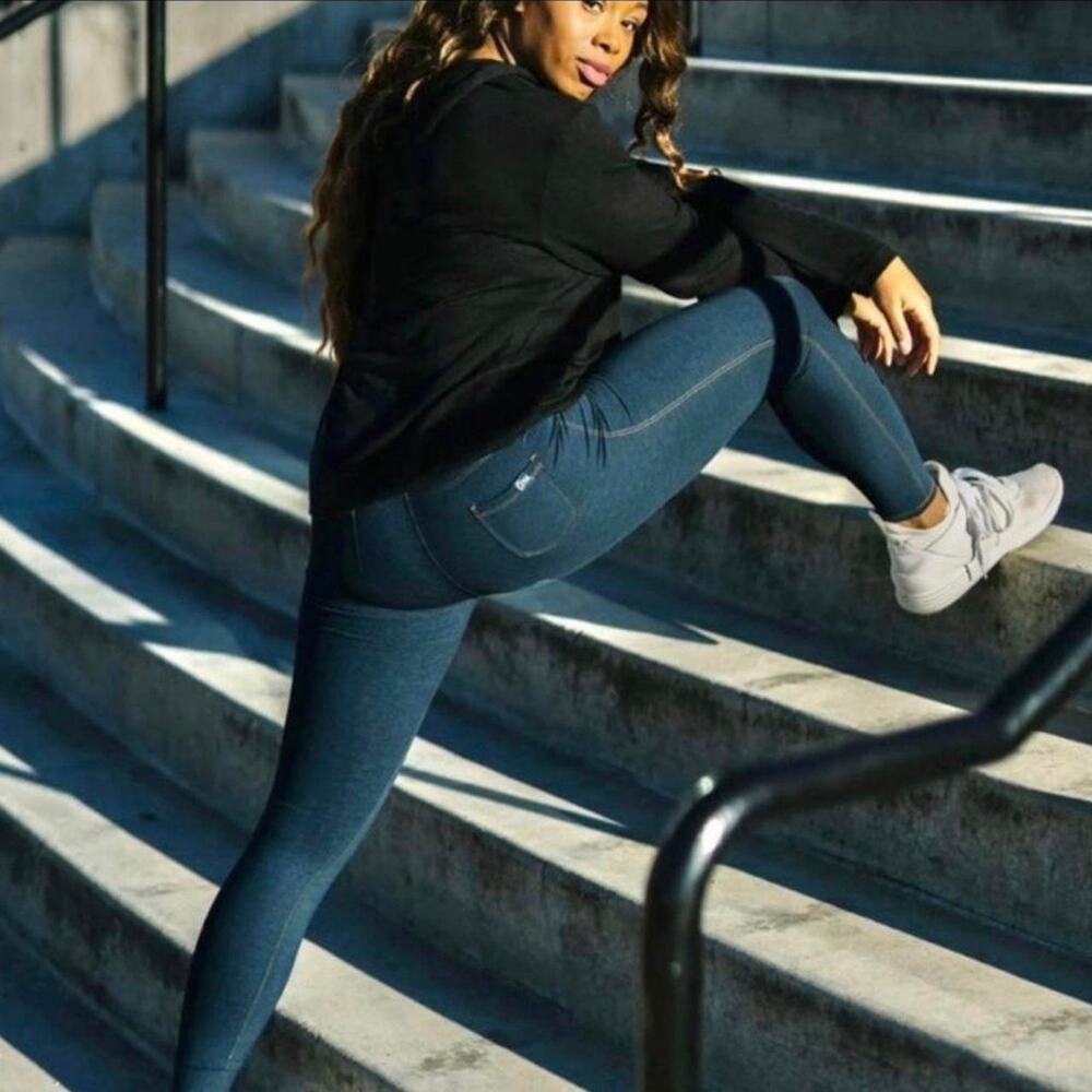 Zyia Active Cheyenne Comfort High Rise Leggings - Picture 5 of 6